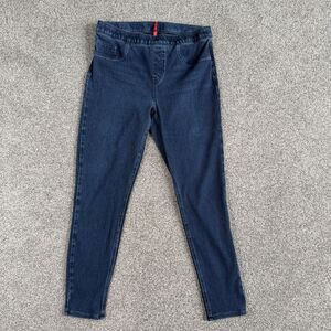SPANX Dark Blue Denim-Look Jeggings